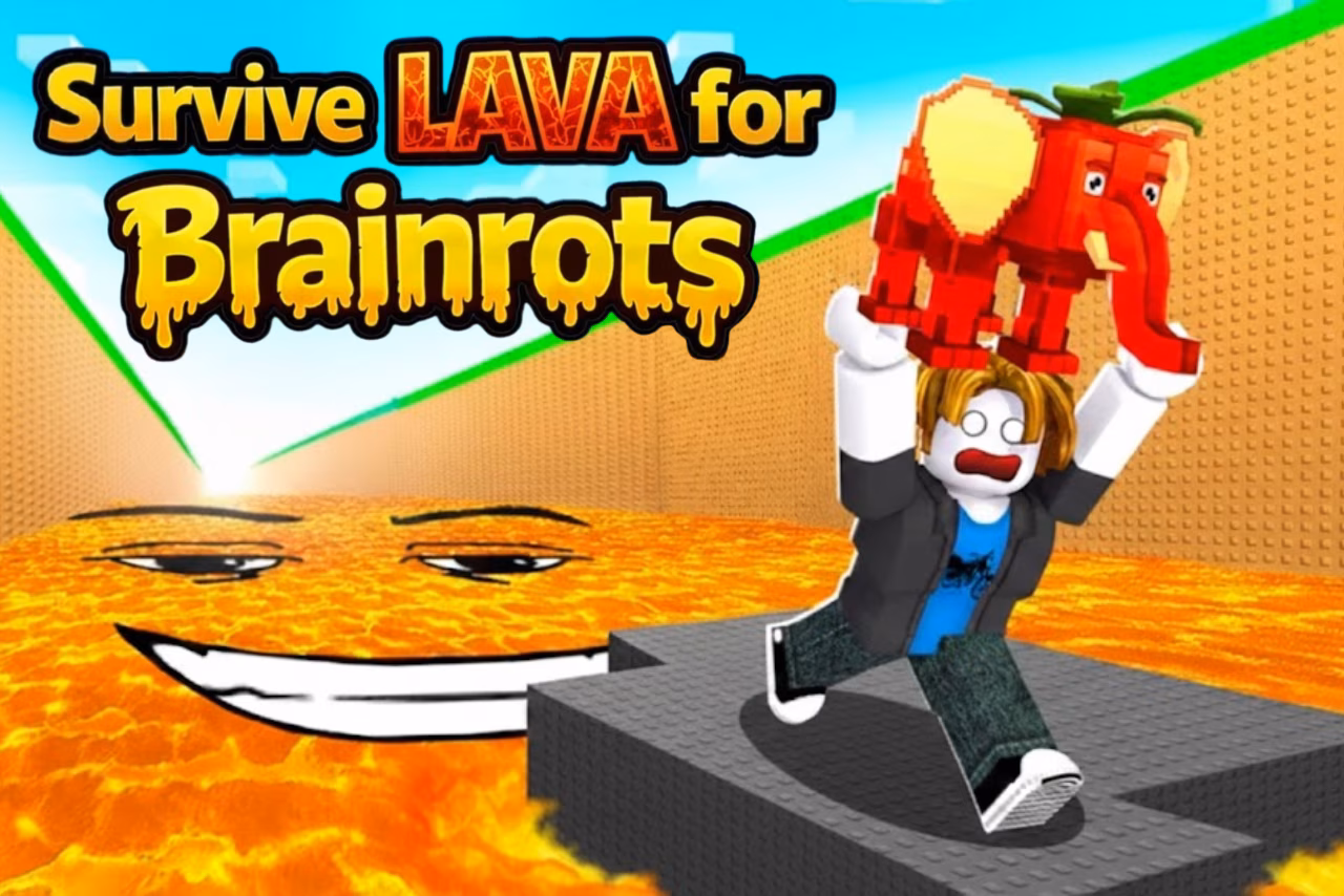 Survive Lava for Brainrots!